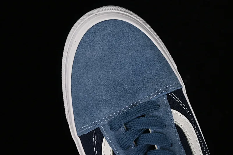 All categories Vans Vans series Vans Mid Vans Sk8-Mid Reissue 83 high-end branch blue stitching suede casual retro skateboard shoes VN000CQDDWR